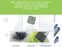 Tablet Screenshot of dentalbcn.com